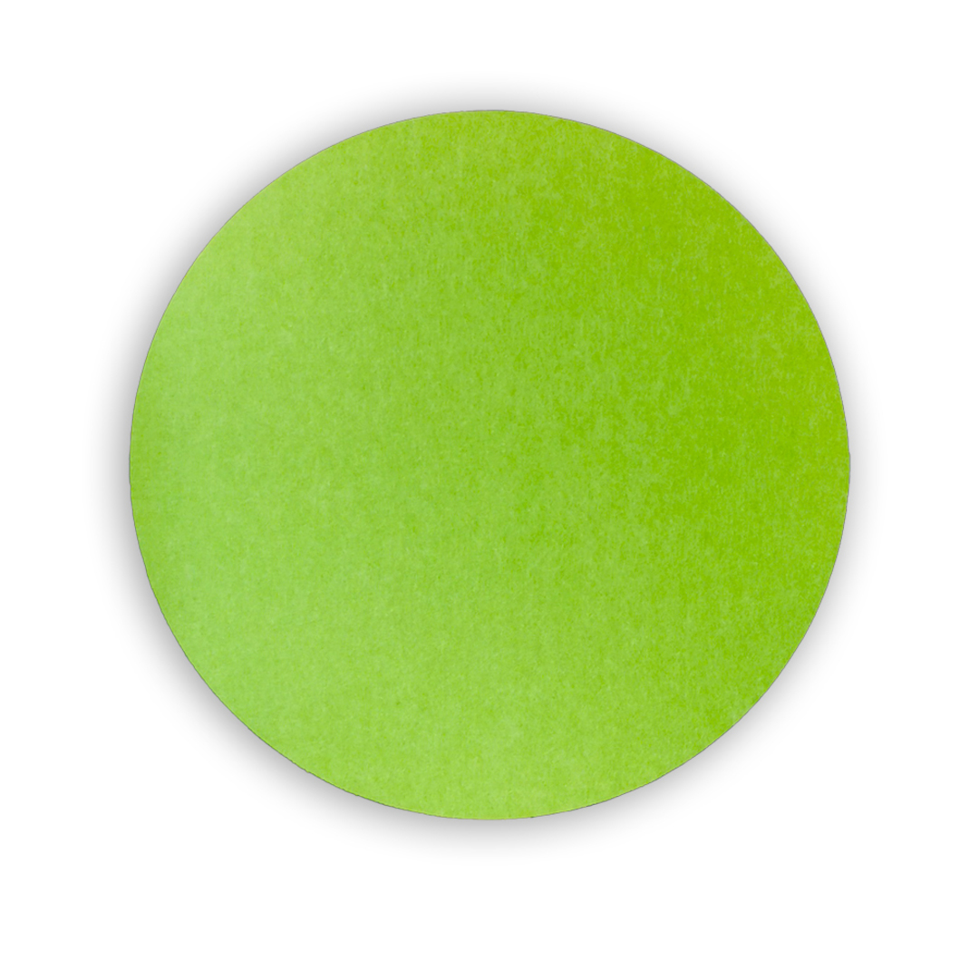ROUND POLYESTER PINBOARD | 600mm | Granny Smith image 1